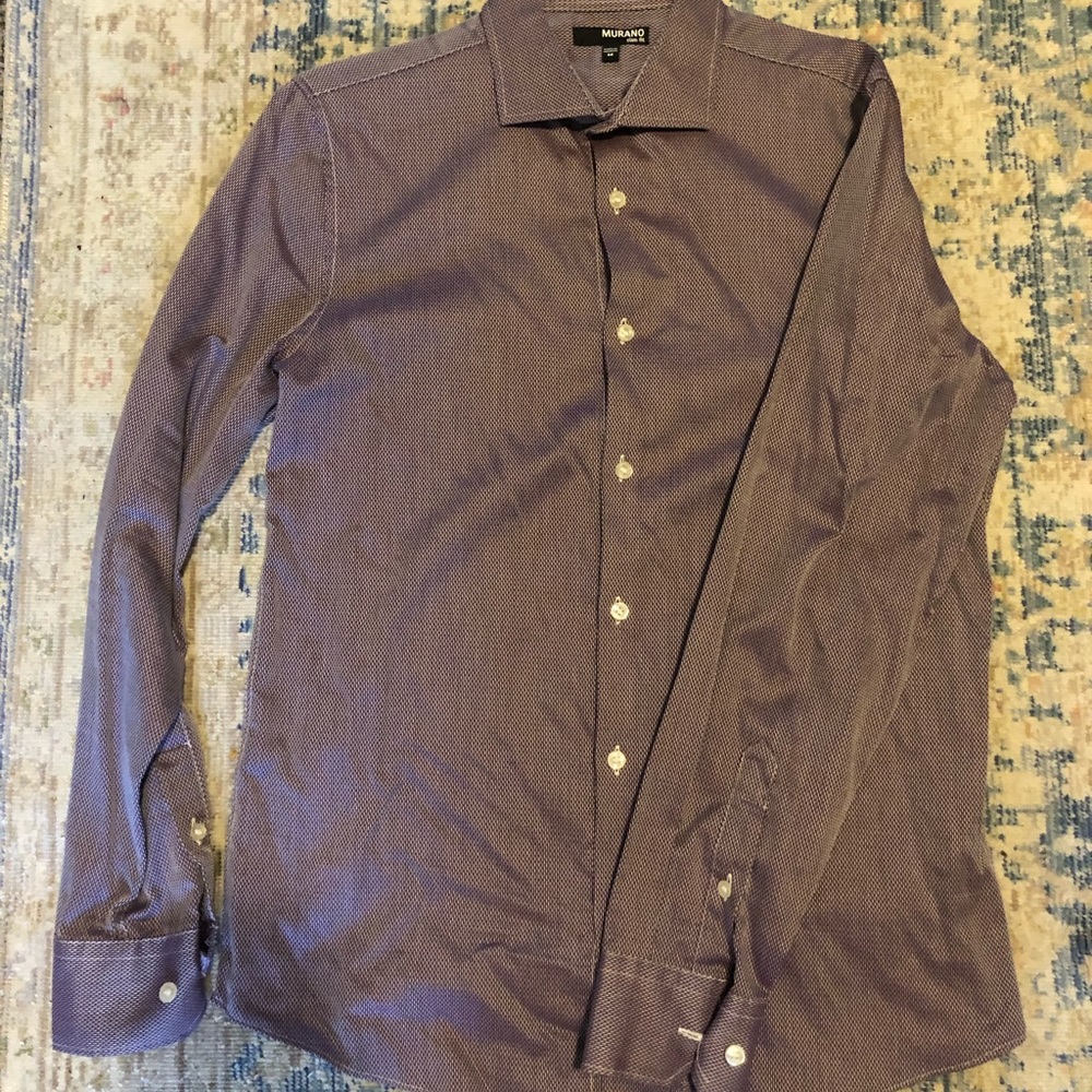 Men’s woven patterned button up